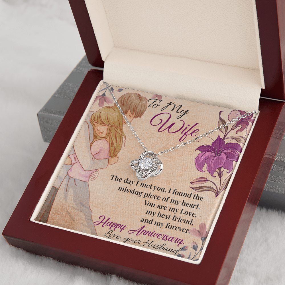 To My Wife Necklace – Meaningful Anniversary Gift for Wife from Husband