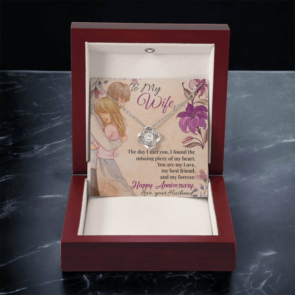 To My Wife Necklace – Meaningful Anniversary Gift for Wife from Husband