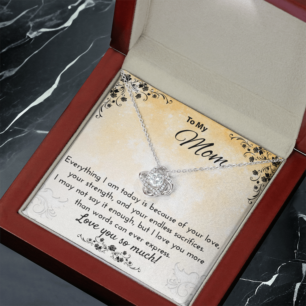 Mother's Day Necklace Gift for Mom – Meaningful Jewelry with Message Card