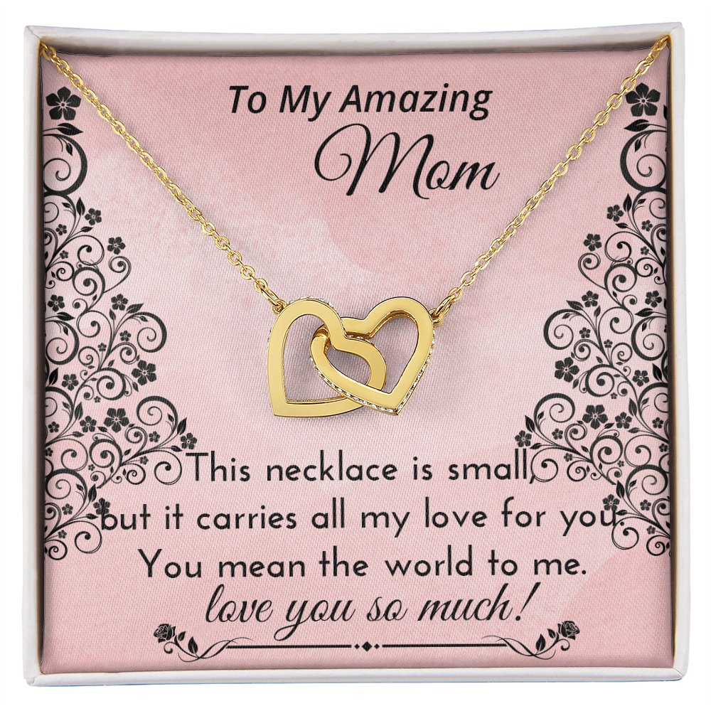 Mother's Day Necklace with Message Card – Emotional Gift for Mom