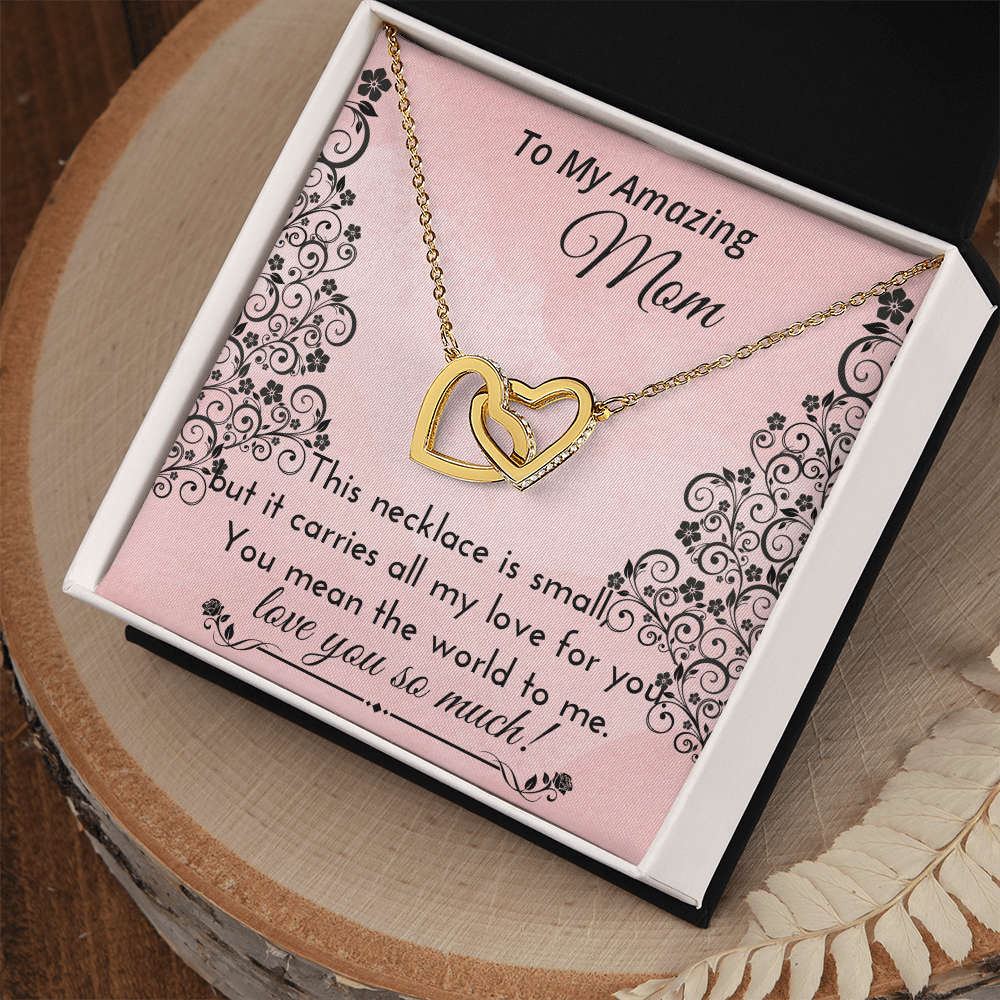 Mother's Day Necklace with Message Card – Emotional Gift for Mom