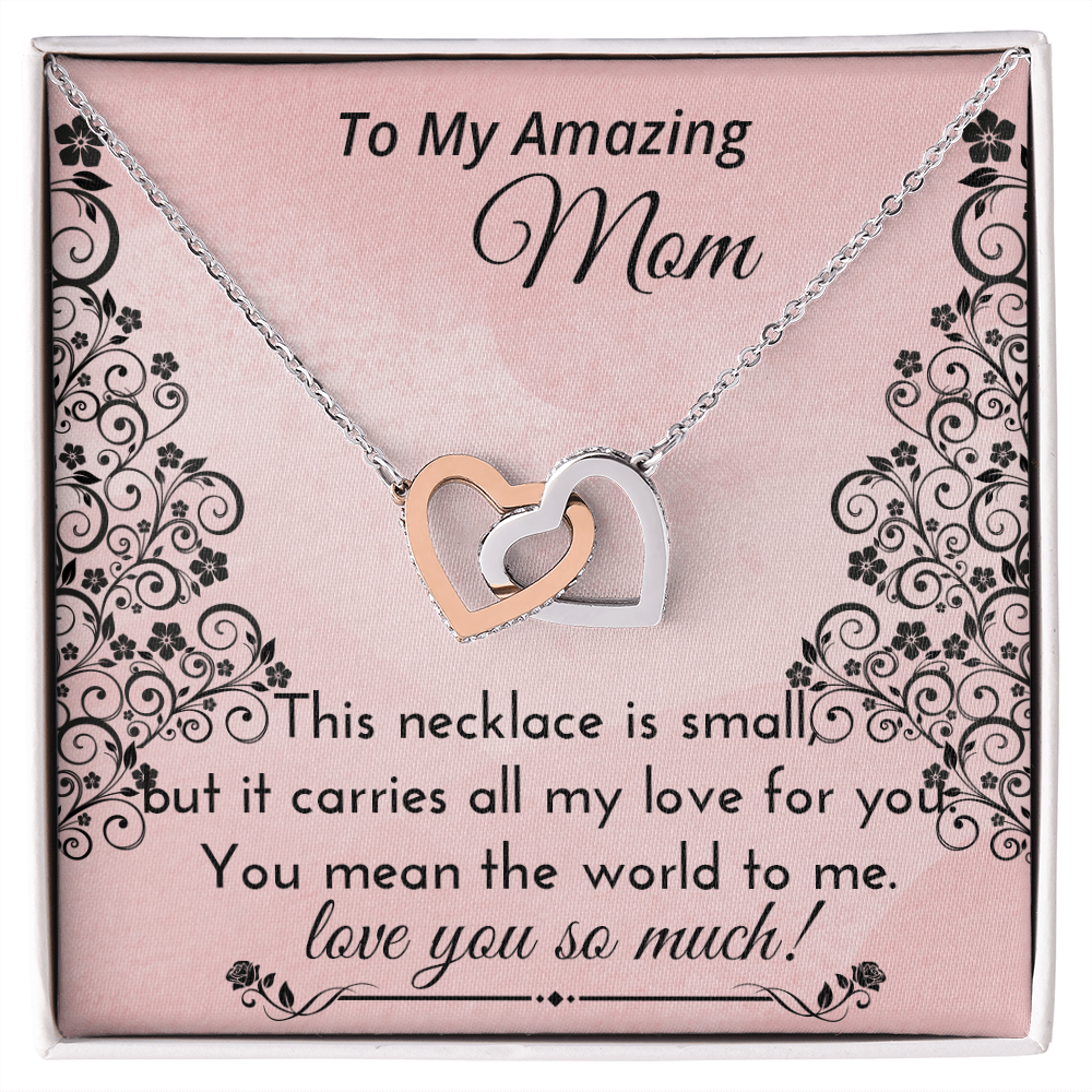 Mother's Day Necklace with Message Card – Emotional Gift for Mom