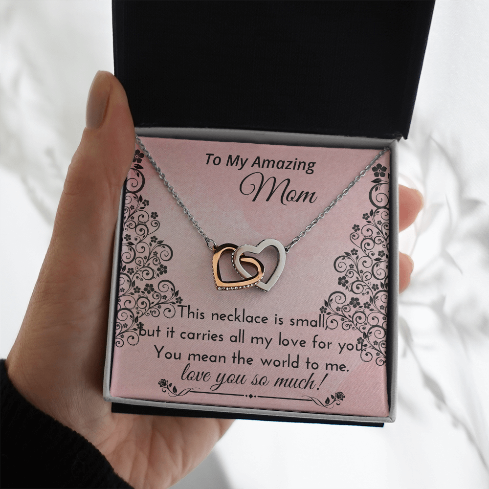 Mother's Day Necklace with Message Card – Emotional Gift for Mom