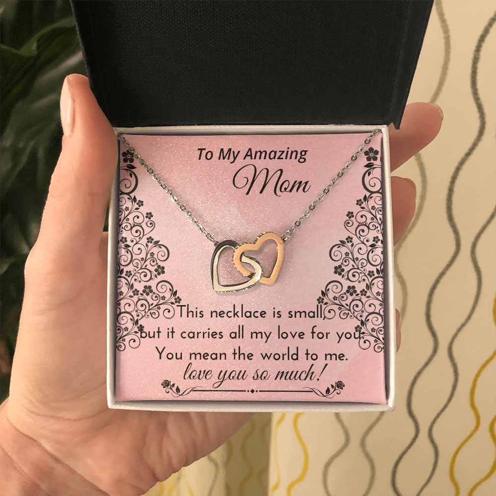 Mother's Day Necklace with Message Card – Emotional Gift for Mom