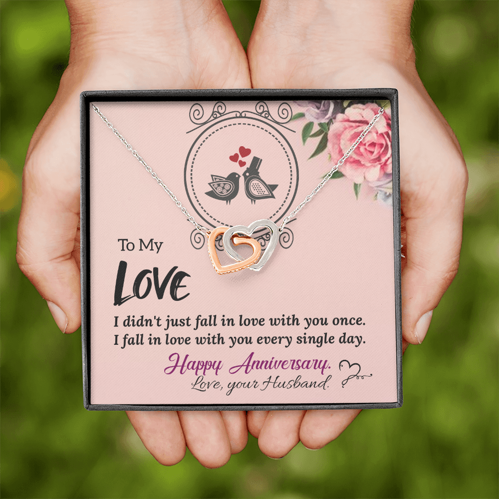 To My Wife Necklace – Meaningful Anniversary Gift for Wife from Husband
