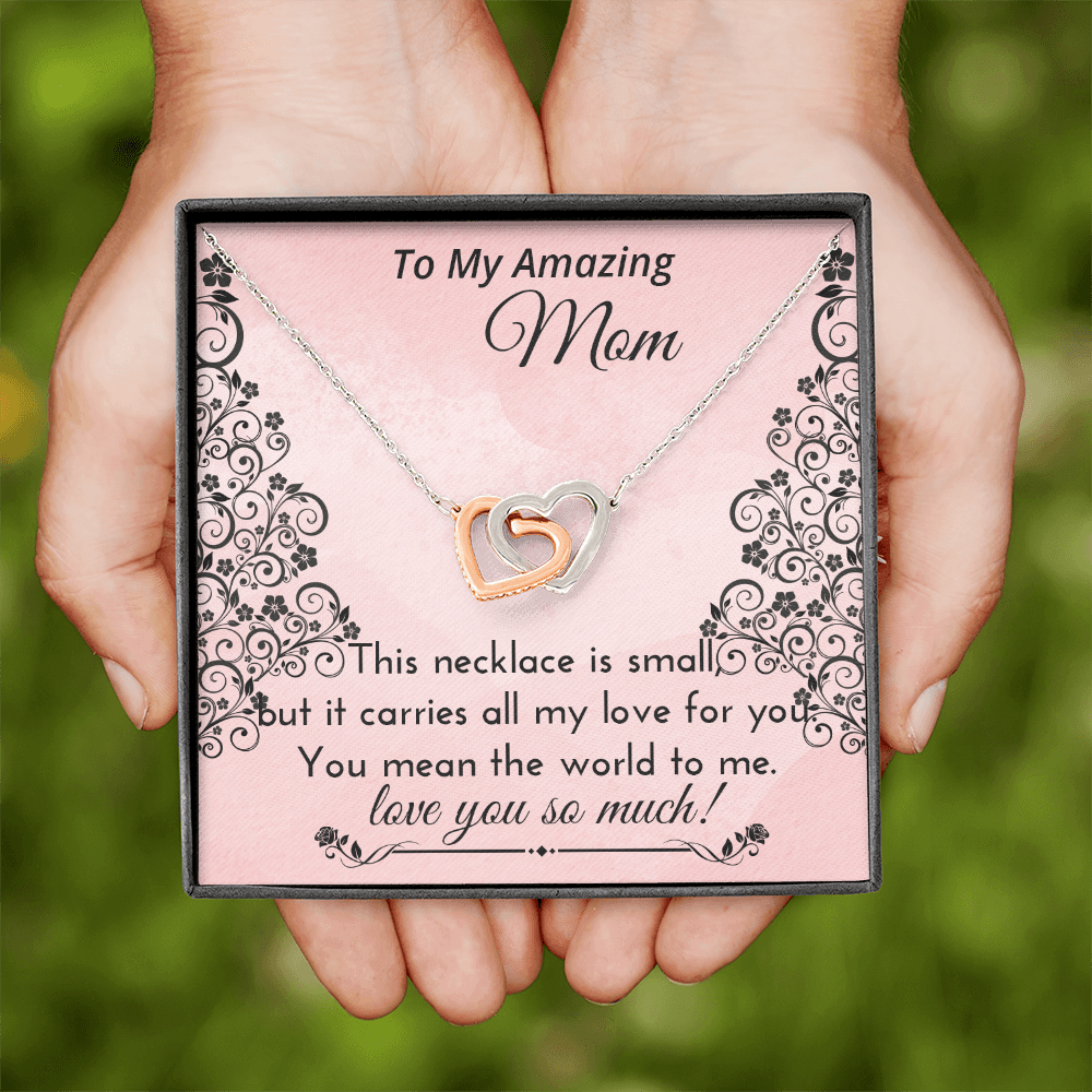 Mother's Day Necklace with Message Card – Emotional Gift for Mom