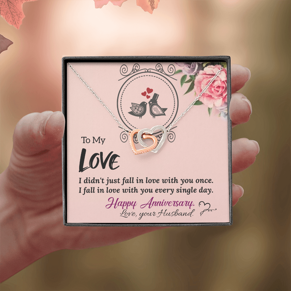 To My Wife Necklace – Meaningful Anniversary Gift for Wife from Husband