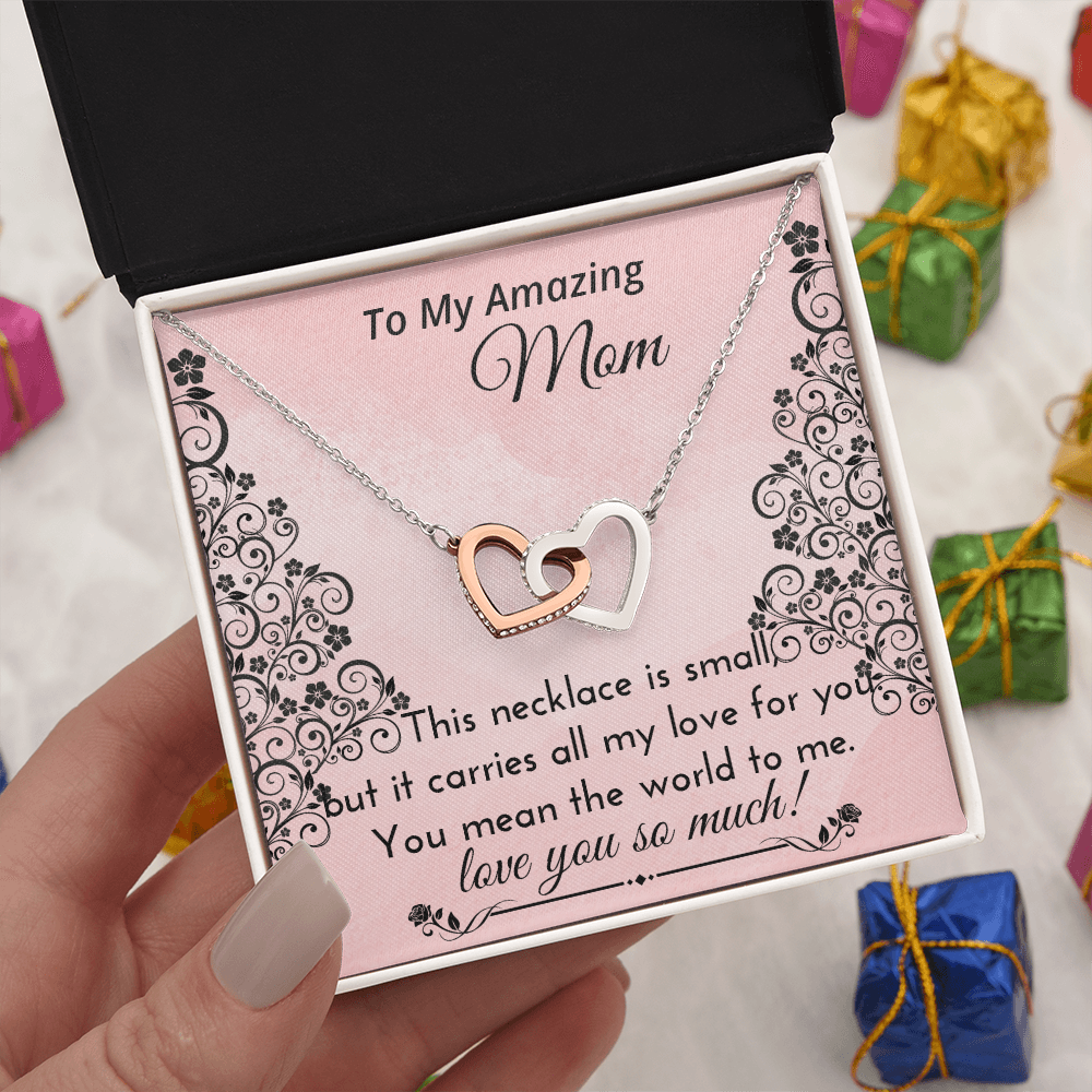 Mother's Day Necklace with Message Card – Emotional Gift for Mom