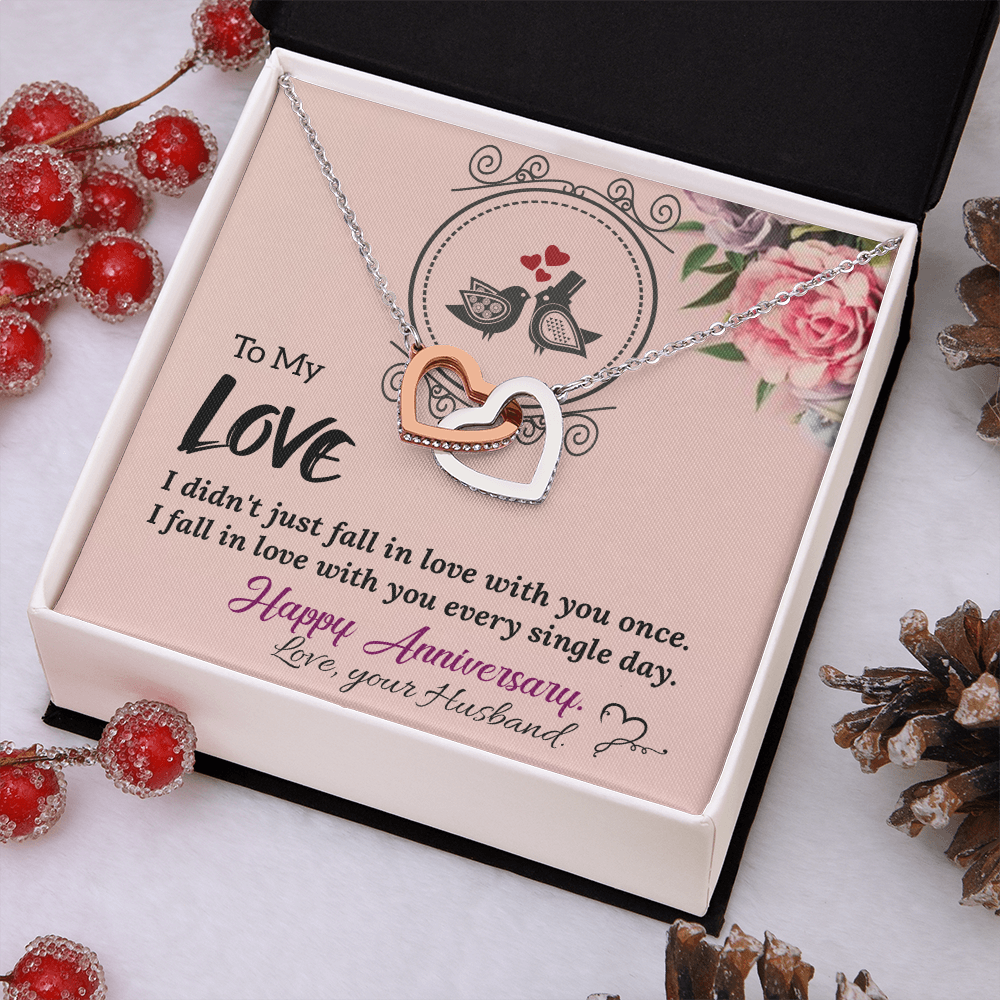 To My Wife Necklace – Meaningful Anniversary Gift for Wife from Husband