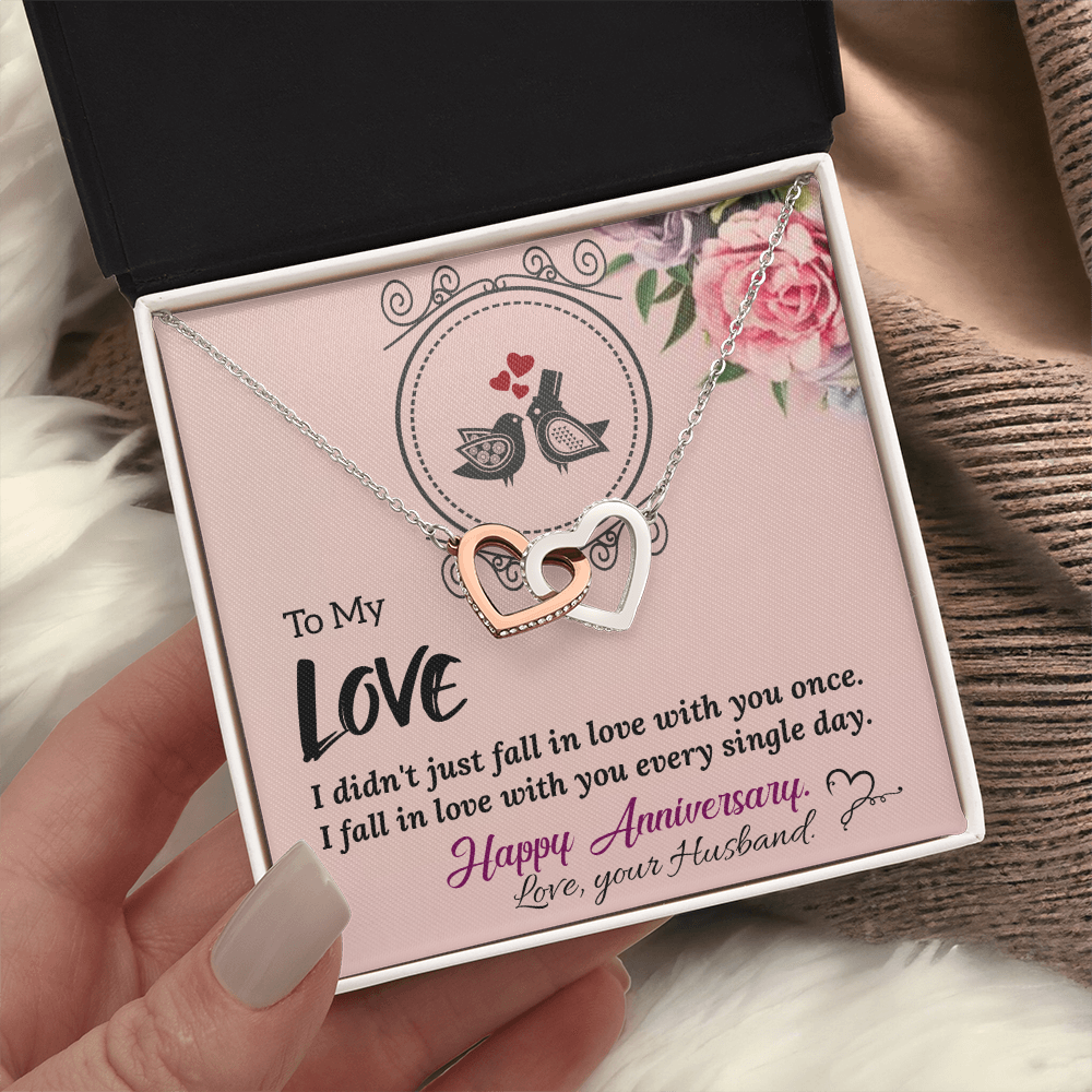 To My Wife Necklace – Meaningful Anniversary Gift for Wife from Husband