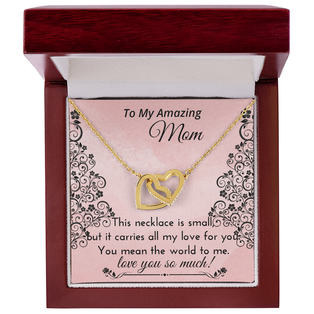Mother's Day Necklace with Message Card – Emotional Gift for Mom