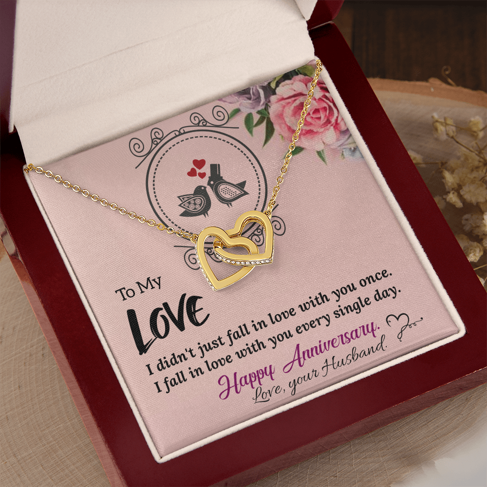 To My Wife Necklace – Meaningful Anniversary Gift for Wife from Husband
