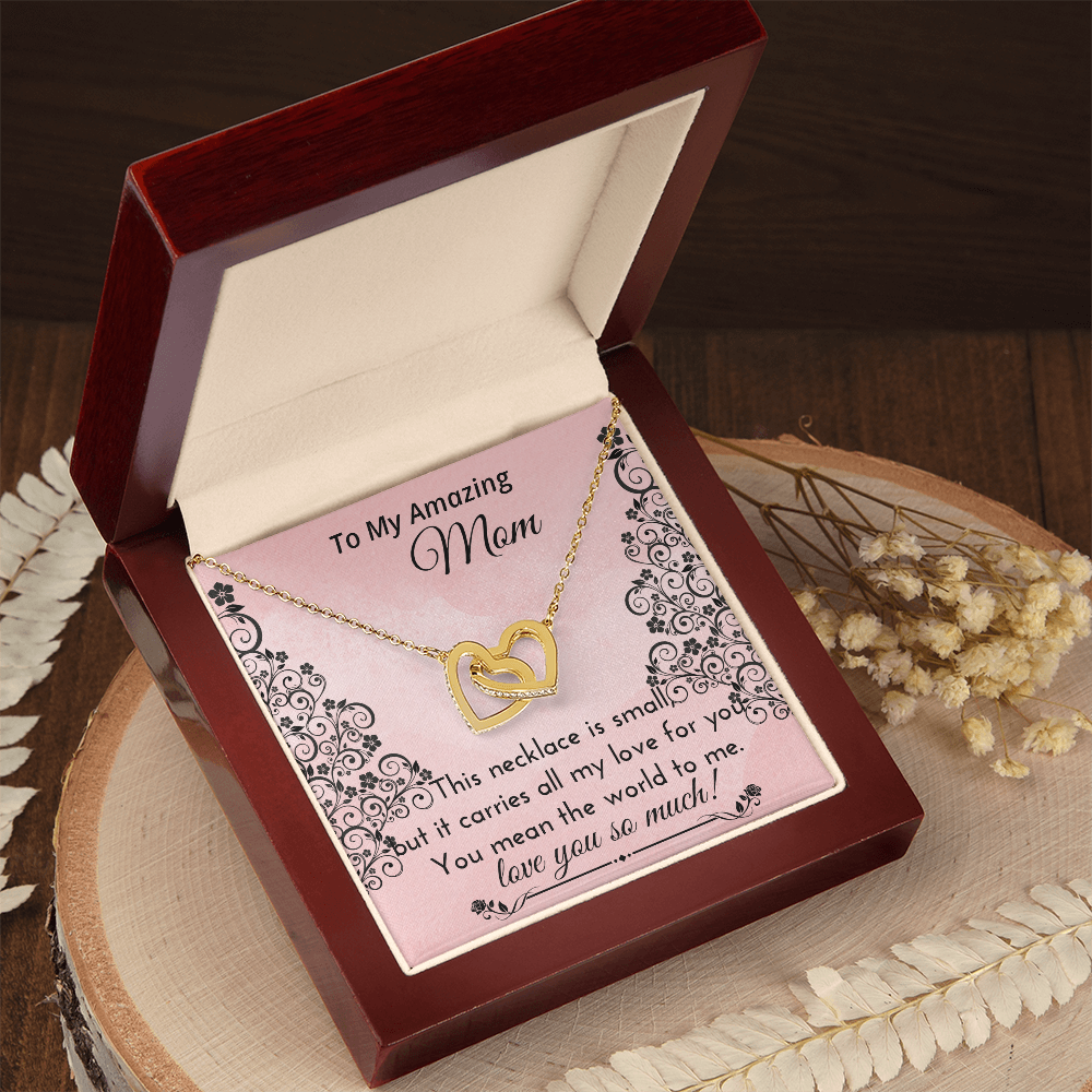 Mother's Day Necklace with Message Card – Emotional Gift for Mom