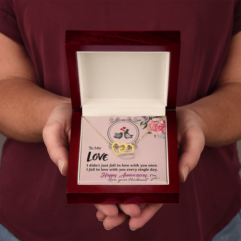 To My Wife Necklace – Meaningful Anniversary Gift for Wife from Husband