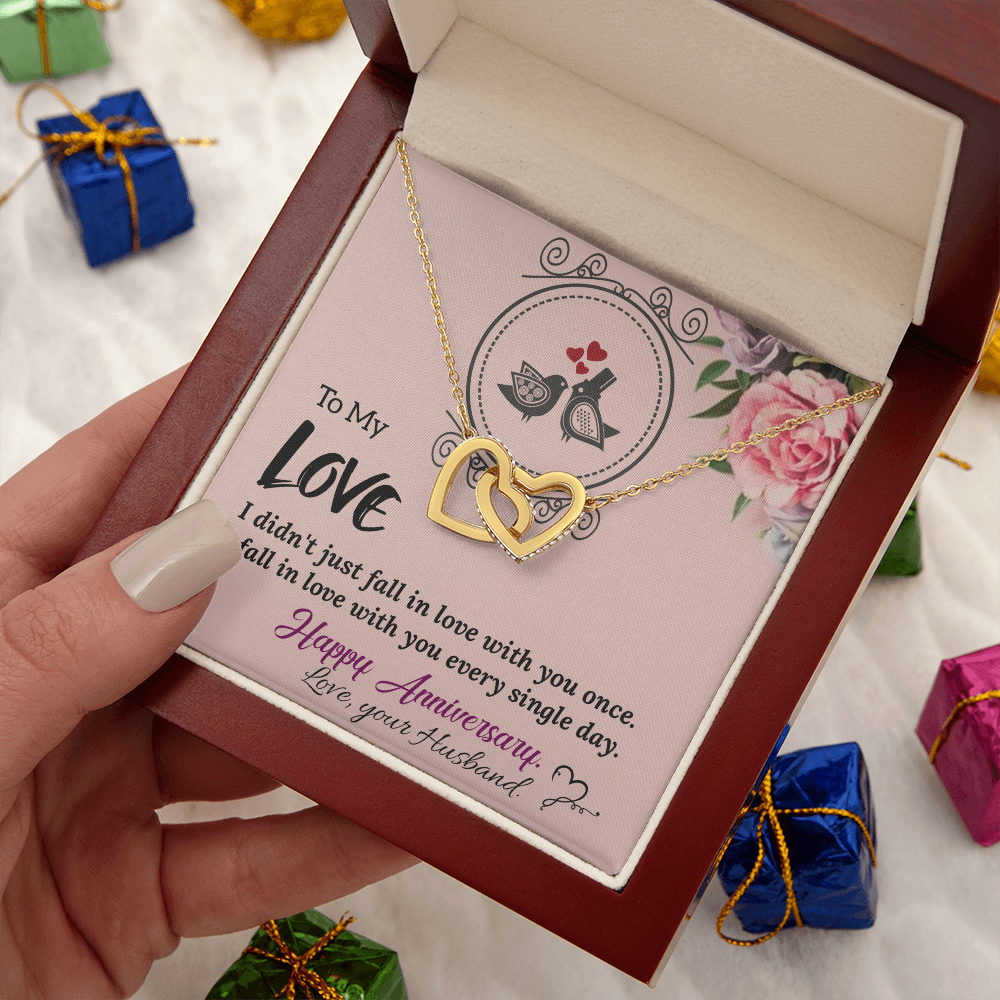 To My Wife Necklace – Meaningful Anniversary Gift for Wife from Husband