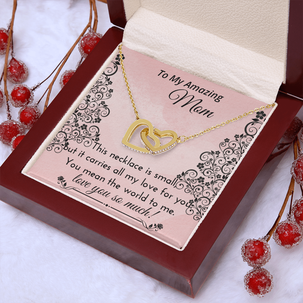 Mother's Day Necklace with Message Card – Emotional Gift for Mom