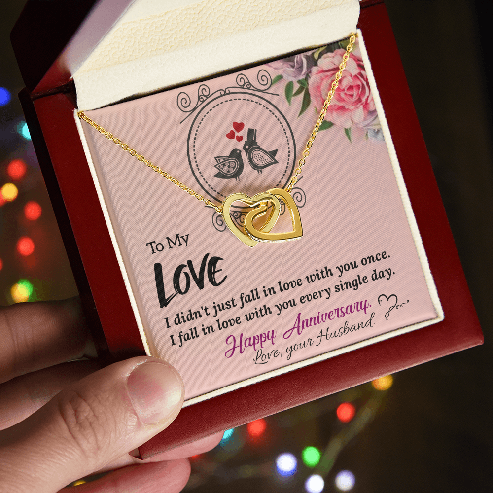 To My Wife Necklace – Meaningful Anniversary Gift for Wife from Husband