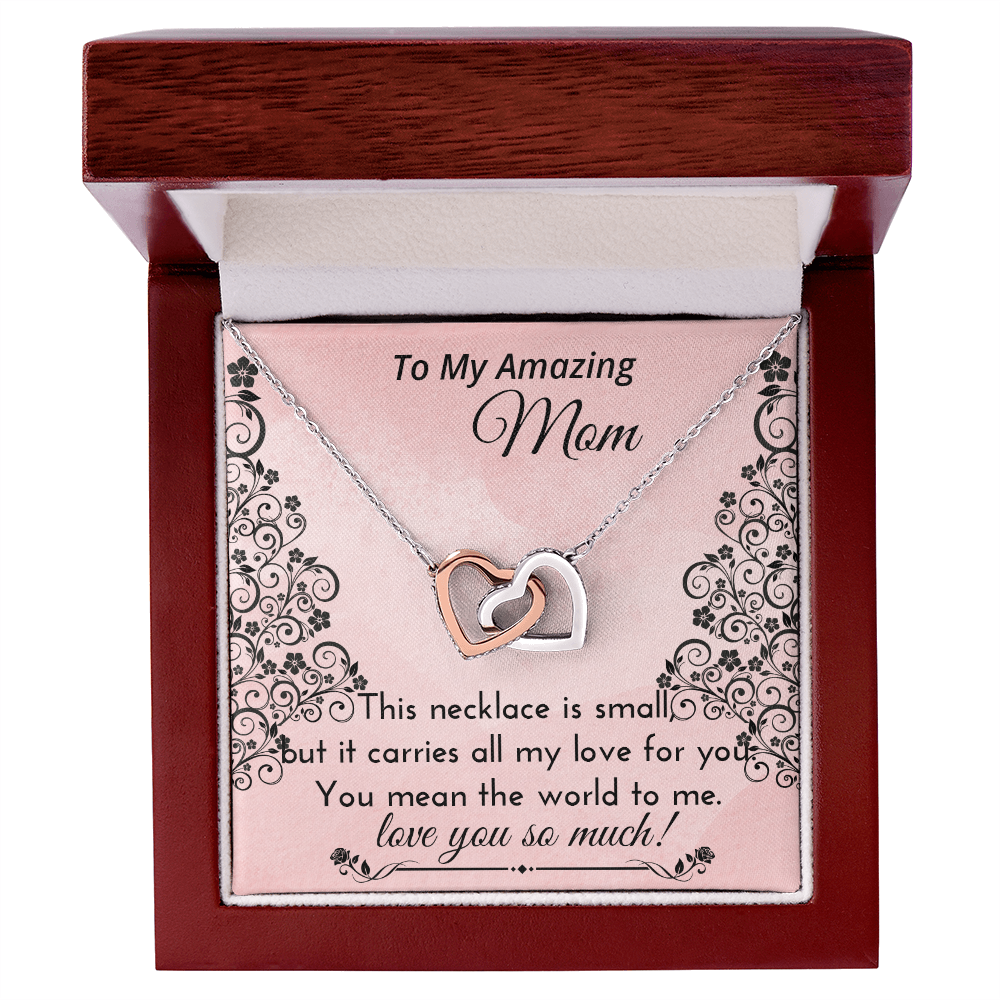 Mother's Day Necklace with Message Card – Emotional Gift for Mom