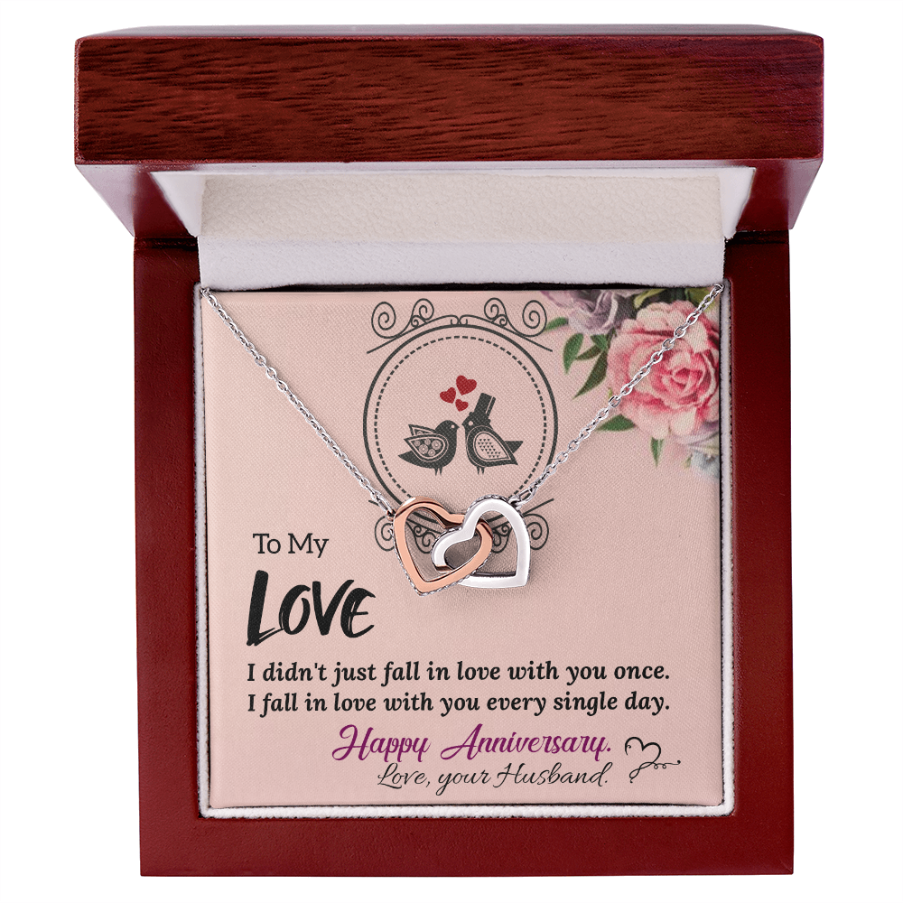 To My Wife Necklace – Meaningful Anniversary Gift for Wife from Husband