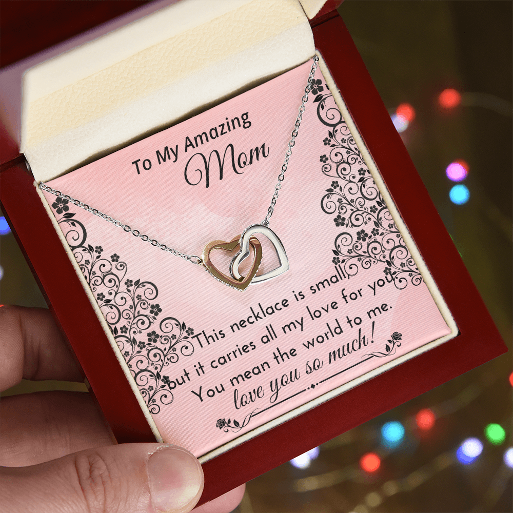 Mother's Day Necklace with Message Card – Emotional Gift for Mom
