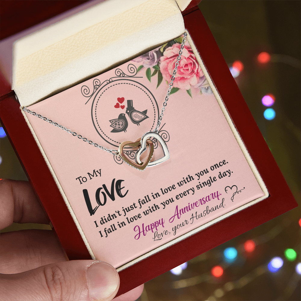 To My Wife Necklace – Meaningful Anniversary Gift for Wife from Husband