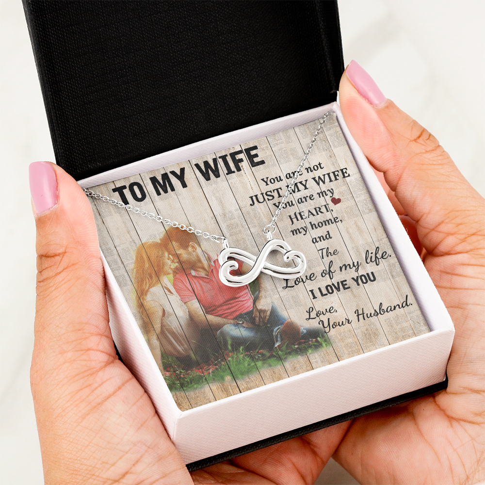 To My Wife Necklace – Meaningful Anniversary Gift for Wife from Husband