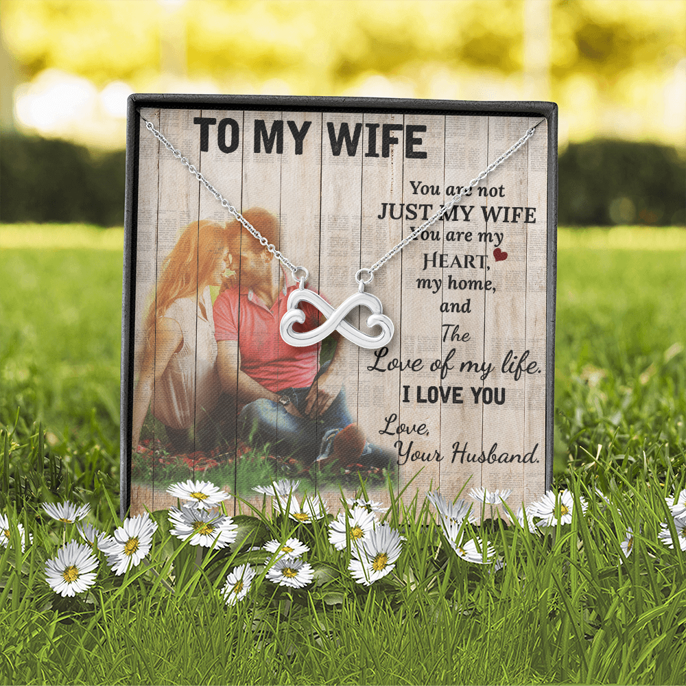 To My Wife Necklace – Meaningful Anniversary Gift for Wife from Husband