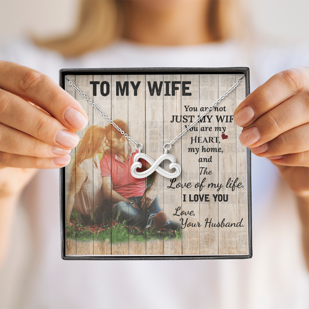 To My Wife Necklace – Meaningful Anniversary Gift for Wife from Husband
