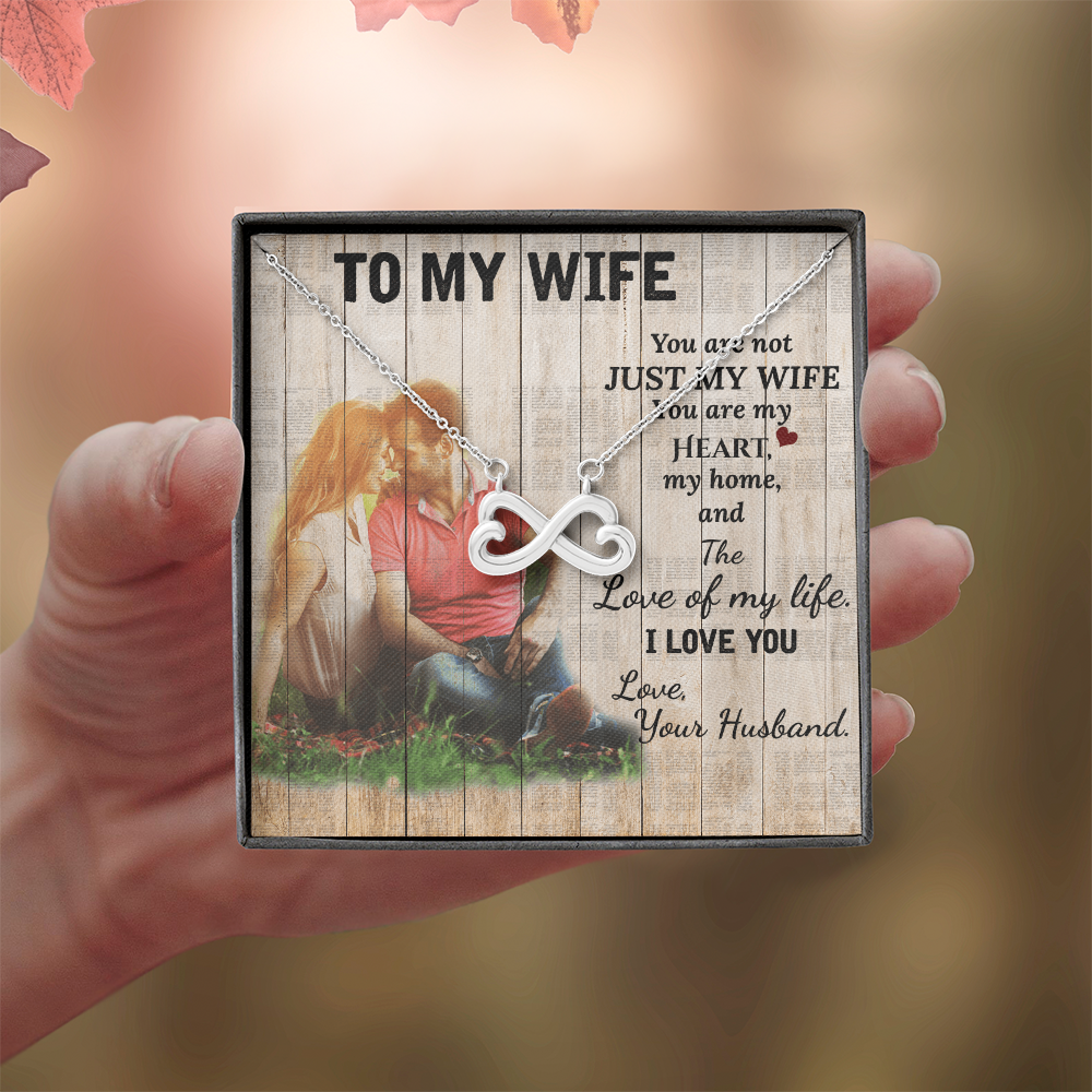 To My Wife Necklace – Meaningful Anniversary Gift for Wife from Husband