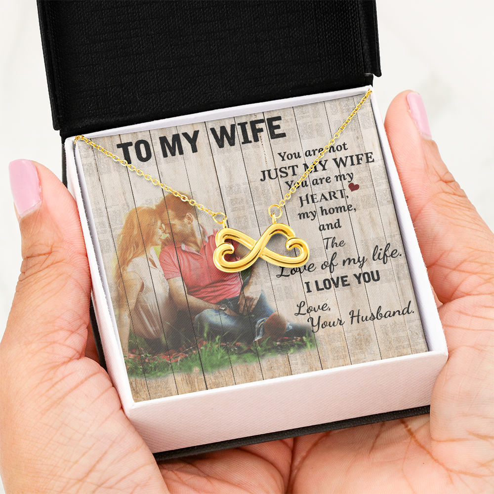 To My Wife Necklace – Meaningful Anniversary Gift for Wife from Husband