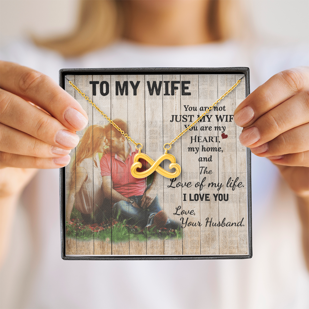 To My Wife Necklace – Meaningful Anniversary Gift for Wife from Husband