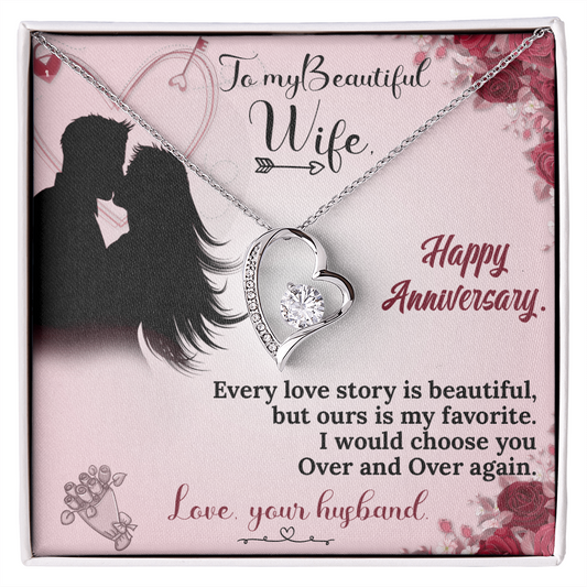 To My Wife Necklace – A romantic surprise that creates unforgettable memories