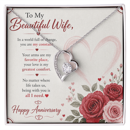 Romantic Jewelry Gift for Wife Anniversary Necklace