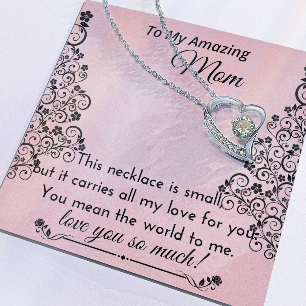 Sentimental Necklace for Mom – Beautiful Jewelry Gift with Heartfelt Message