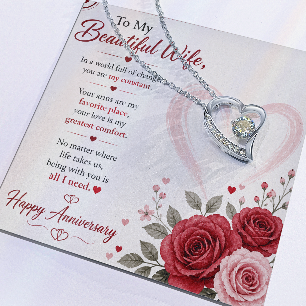 Romantic Jewelry Gift for Wife Anniversary Necklace
