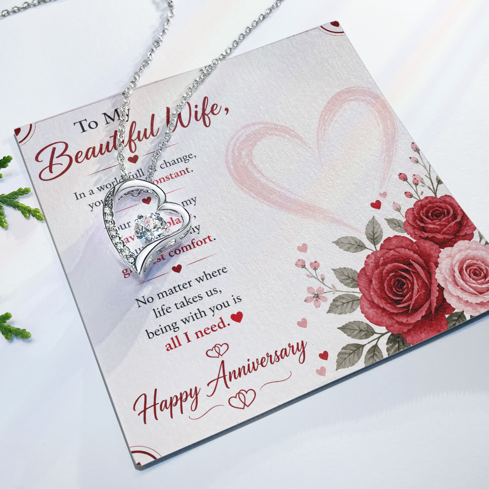 Romantic Jewelry Gift for Wife Anniversary Necklace