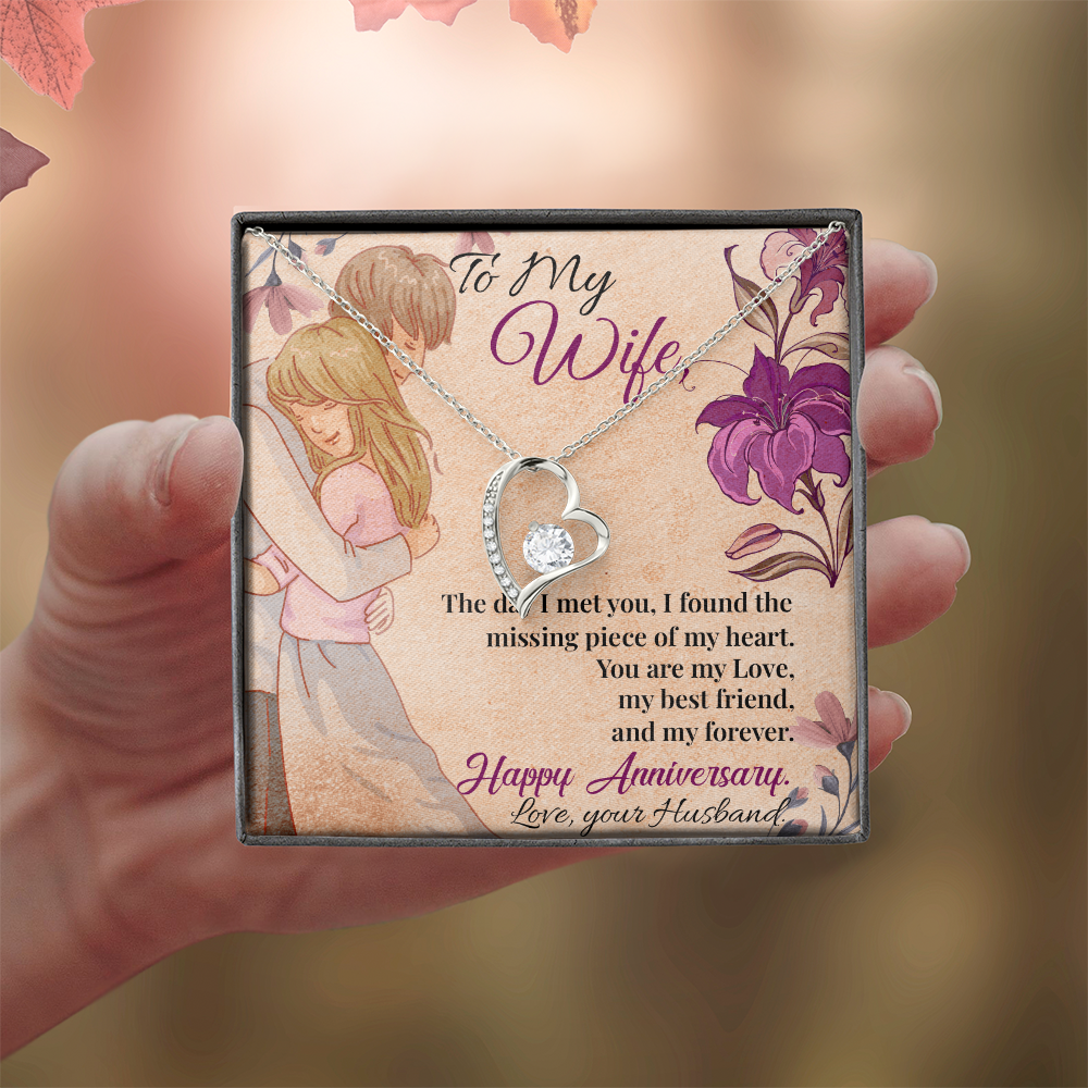 To My Wife Necklace – A timeless necklace for wife, she can wear every day.