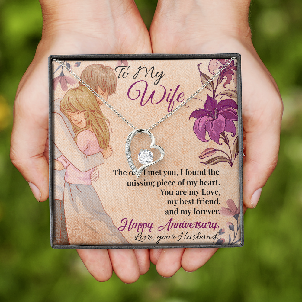 To My Wife Necklace – A timeless necklace for wife, she can wear every day.