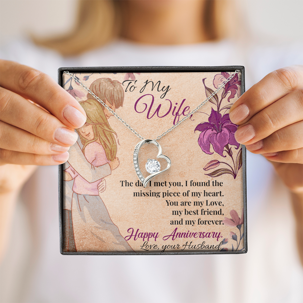 To My Wife Necklace – A timeless necklace for wife, she can wear every day.