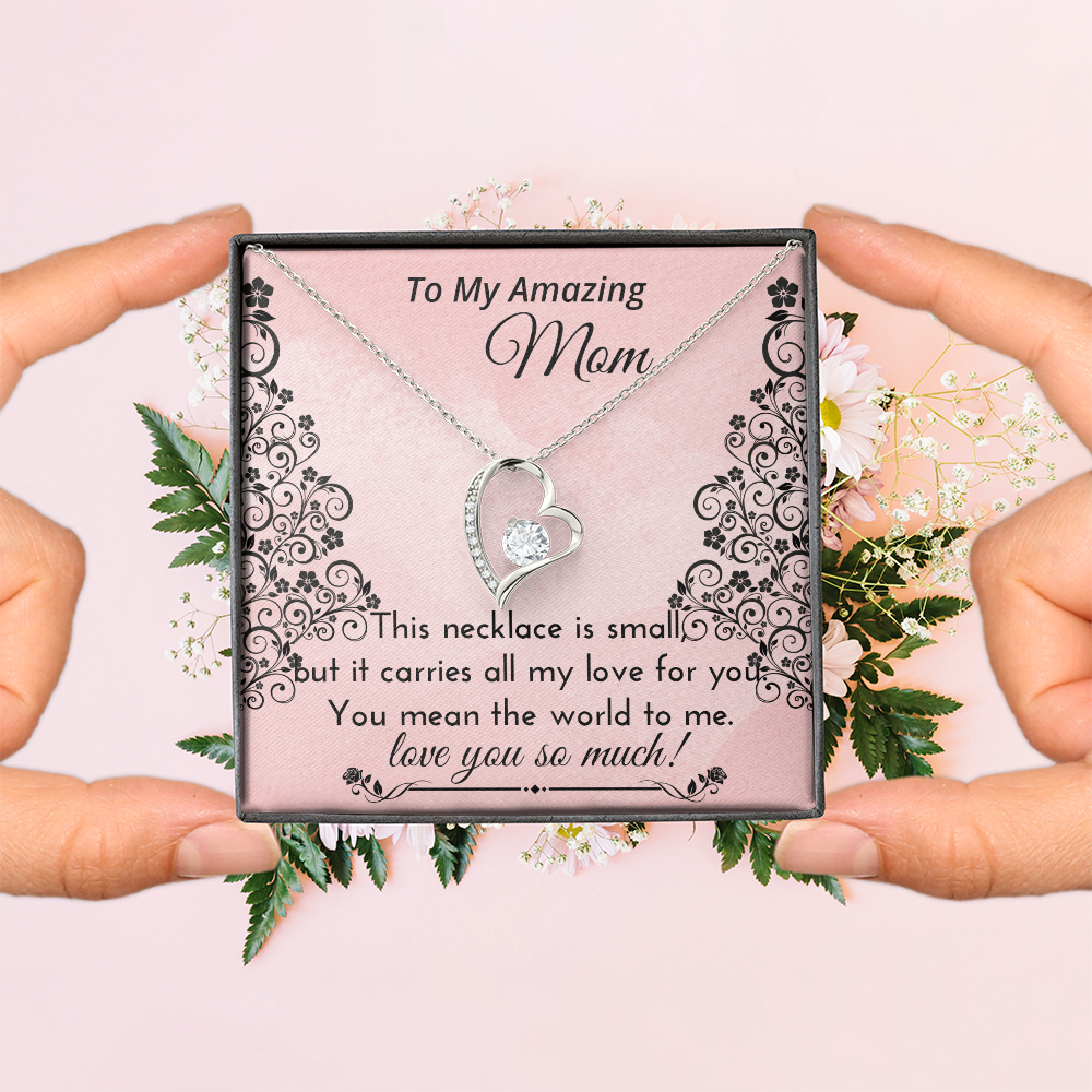 Sentimental Necklace for Mom – Beautiful Jewelry Gift with Heartfelt Message