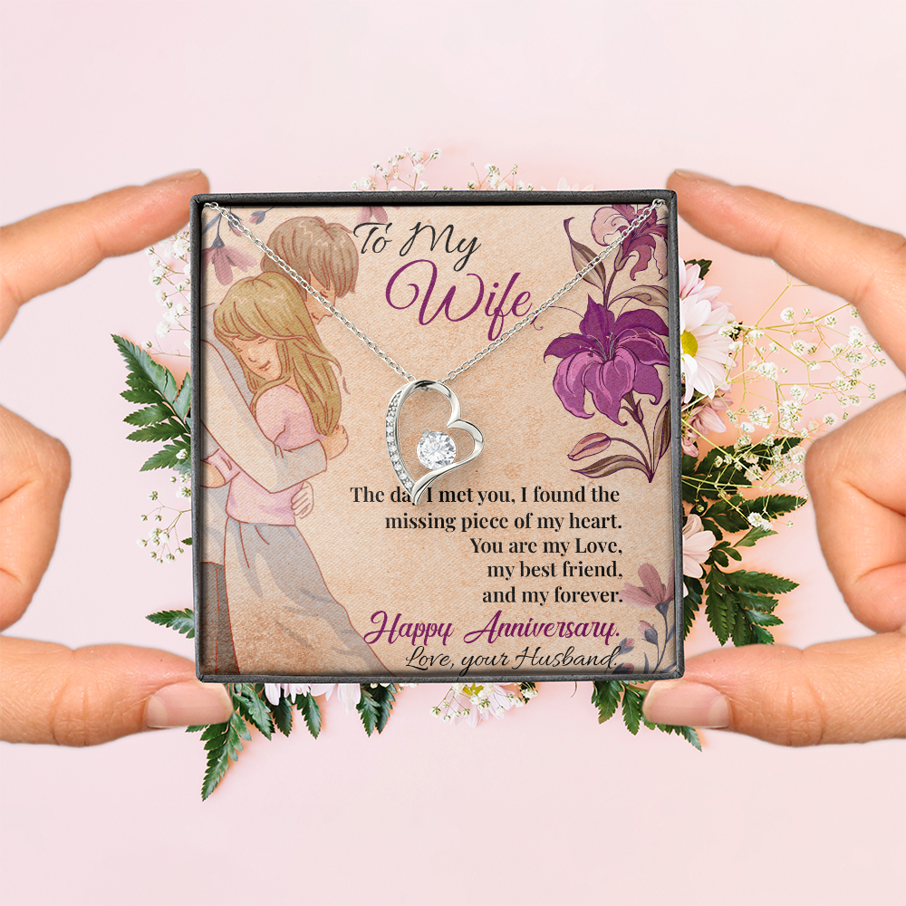 To My Wife Necklace – A timeless necklace for wife, she can wear every day.