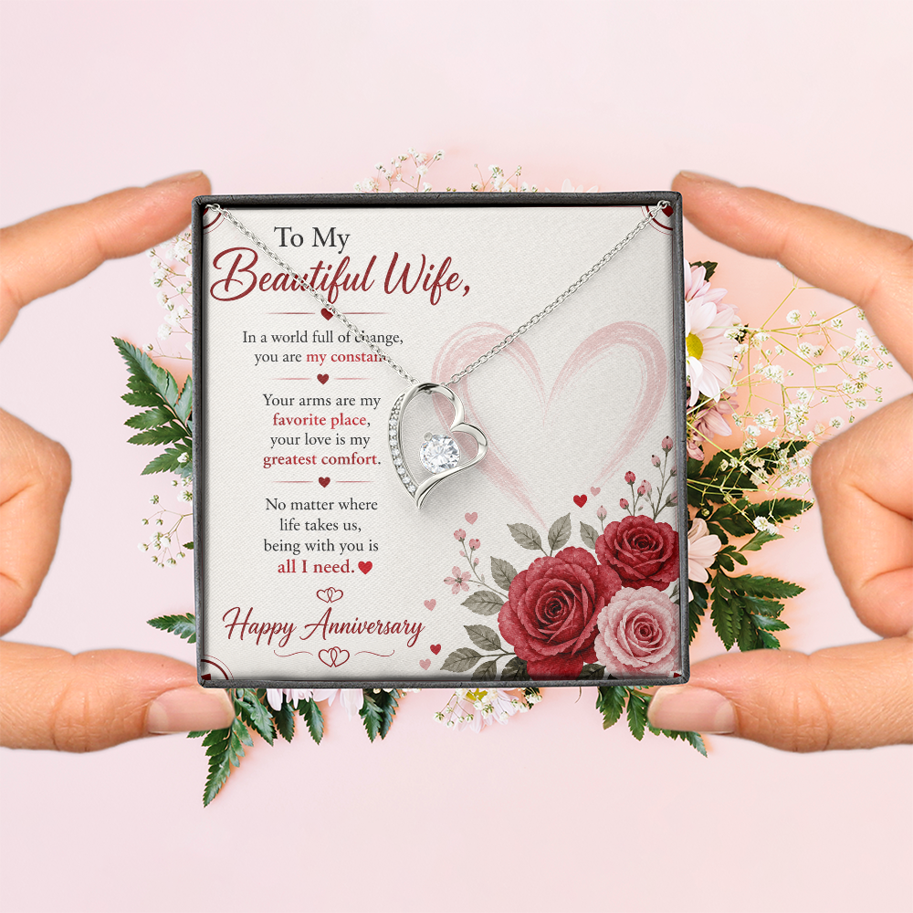 Romantic Jewelry Gift for Wife Anniversary Necklace