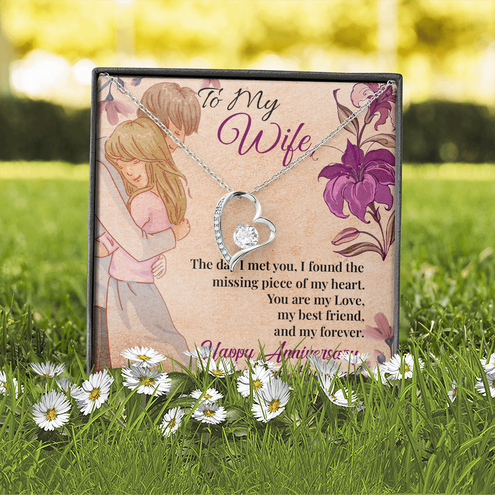 To My Wife Necklace – A timeless necklace for wife, she can wear every day.