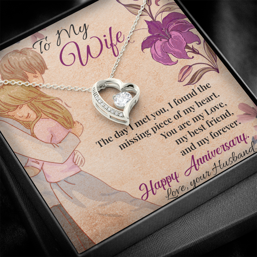 To My Wife Necklace – A timeless necklace for wife, she can wear every day.