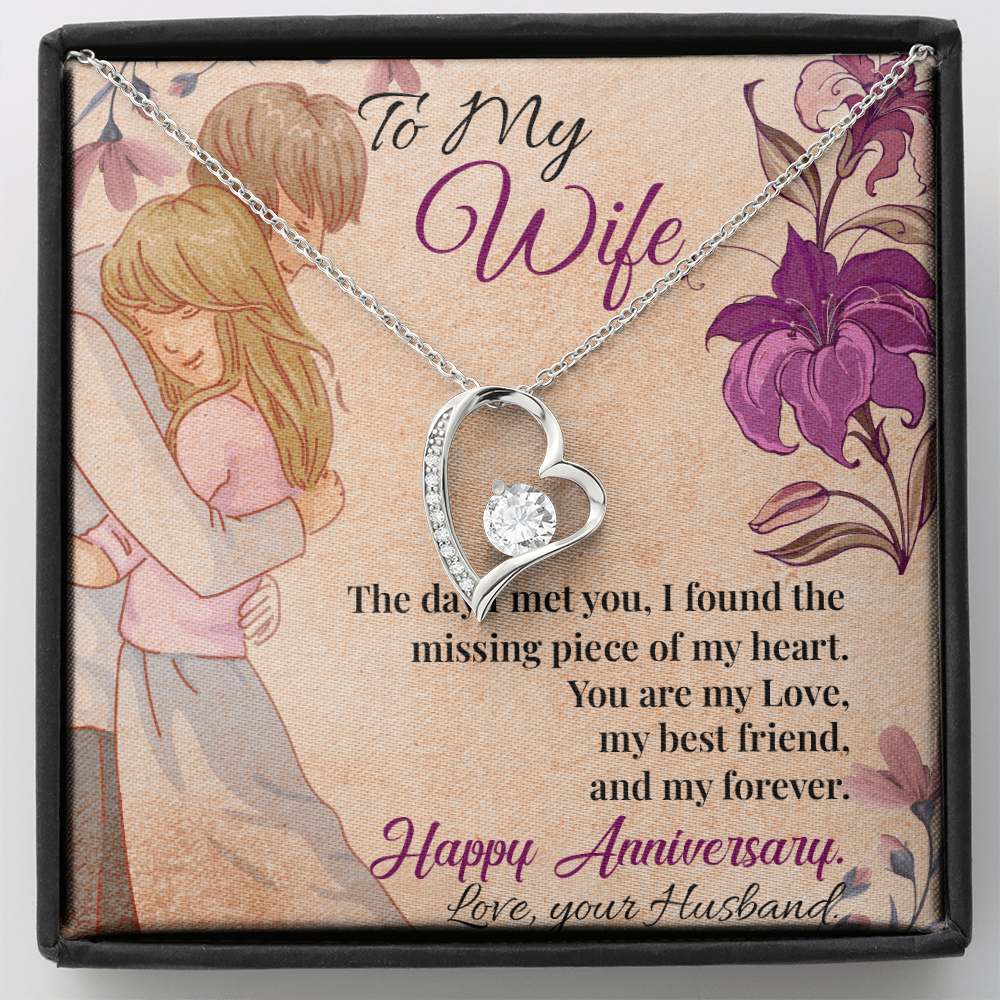 To My Wife Necklace – A timeless necklace for wife, she can wear every day.