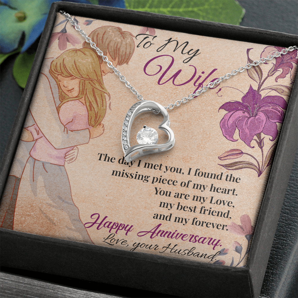 To My Wife Necklace – A timeless necklace for wife, she can wear every day.