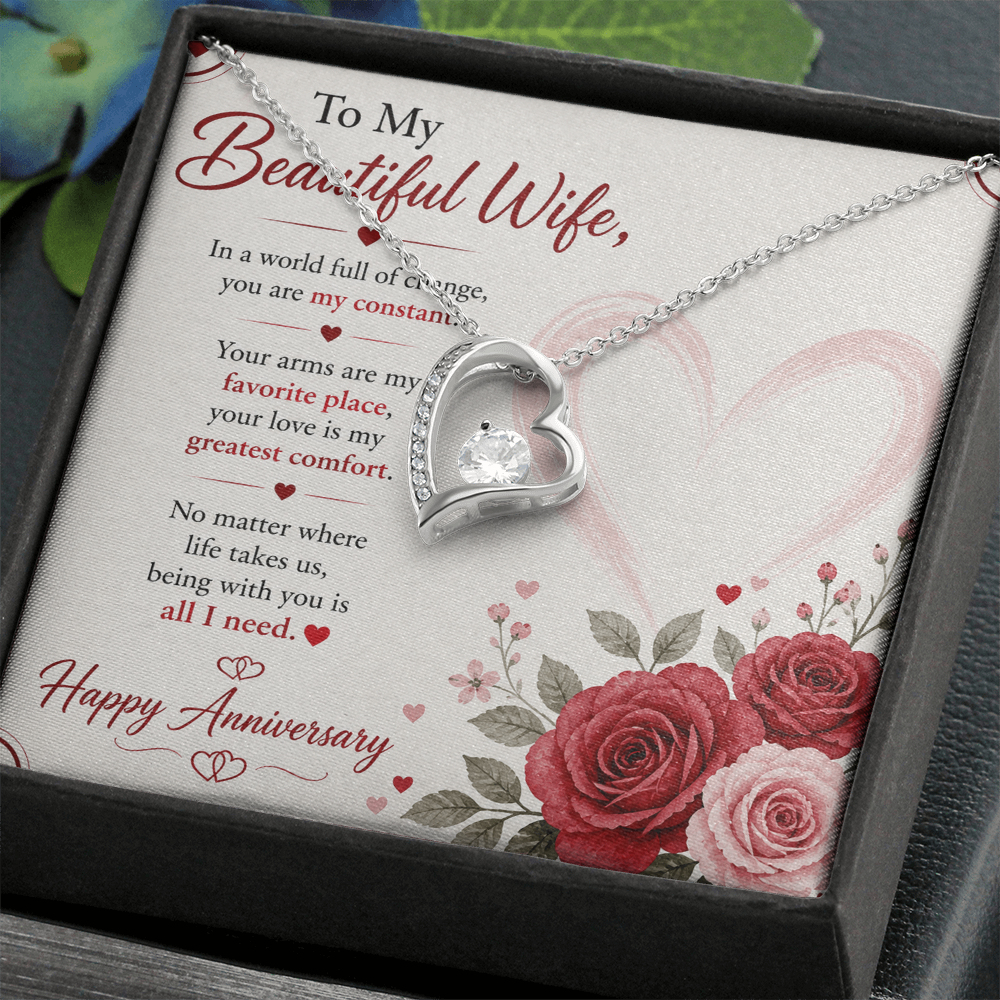 Romantic Jewelry Gift for Wife Anniversary Necklace