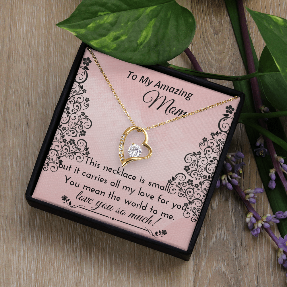 Sentimental Necklace for Mom – Beautiful Jewelry Gift with Heartfelt Message