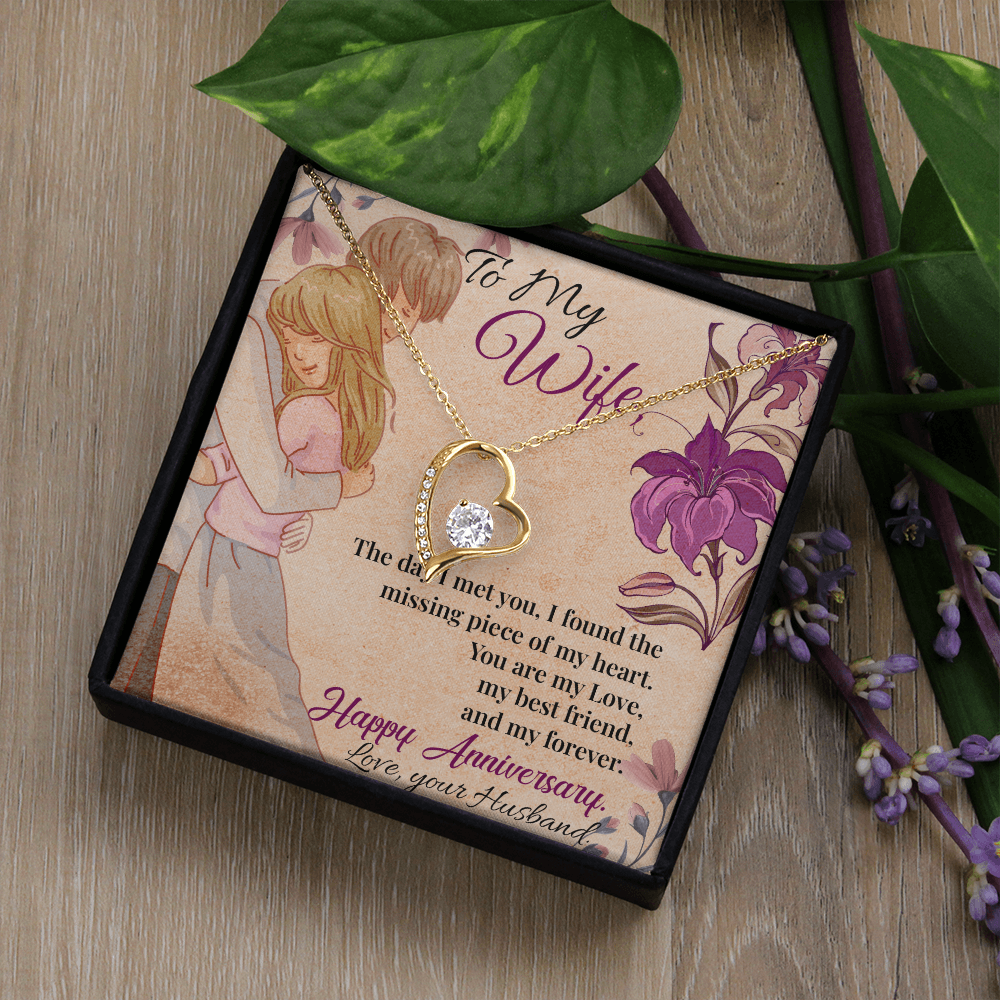 To My Wife Necklace – A timeless necklace for wife, she can wear every day.