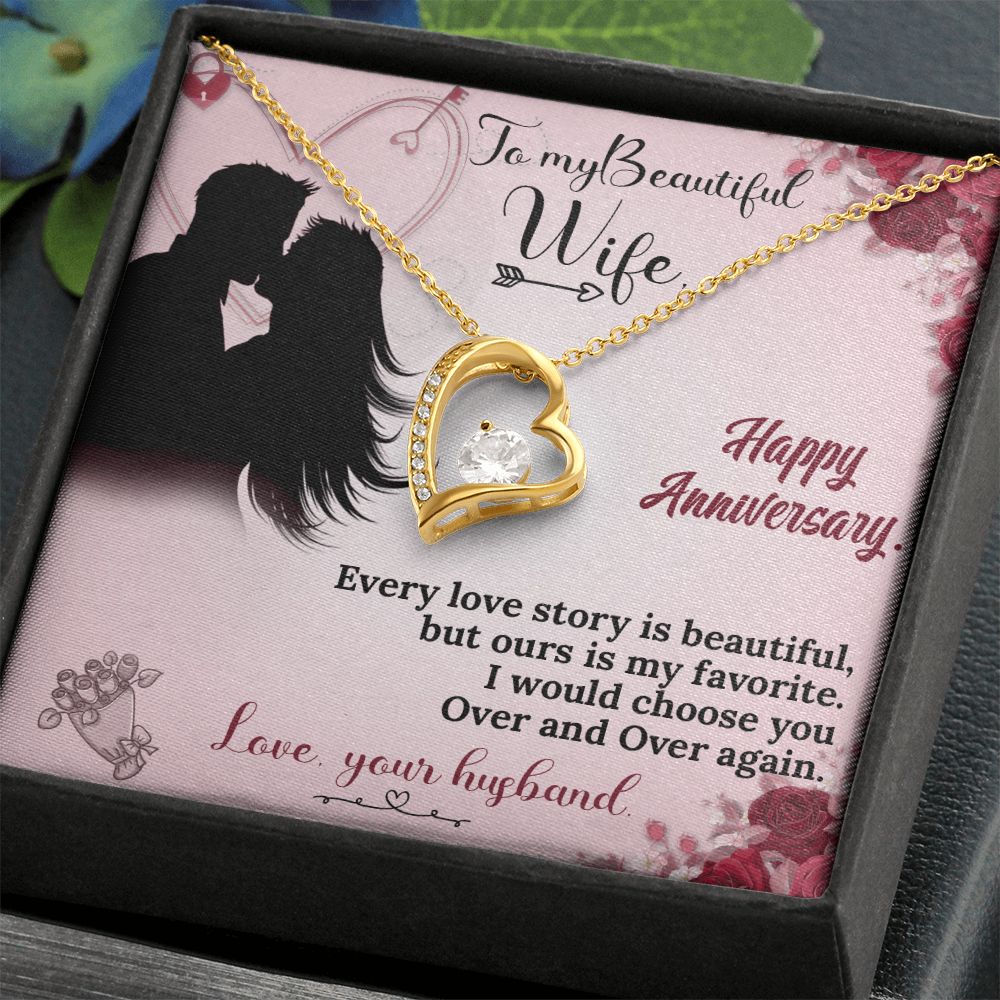 To My Wife Necklace – A romantic surprise that creates unforgettable memories